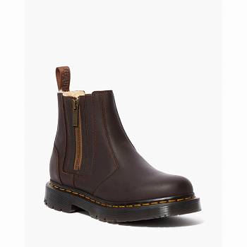 Dr Martens Női 2976 Dm's Wintergrip Cipzáros Chelsea Csizma Barna